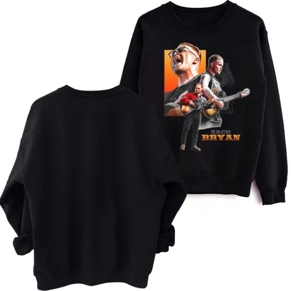 Oversized Zach Bryan Country Music Crewneck