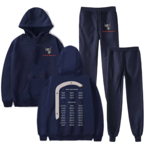 Zach Bryan Merch Tour Hoodie Jogger Pants Two Piece Set Tracksuit